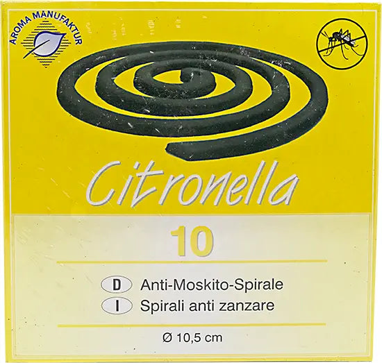 Räucherspirale Citronella – Jede Spule hält 5–7 Stunden – geeignet für Outdoor-Camping, Terrasse, Wandern usw. (2er-Pack enthält 48 Spulen und 2 Spulenständer)
