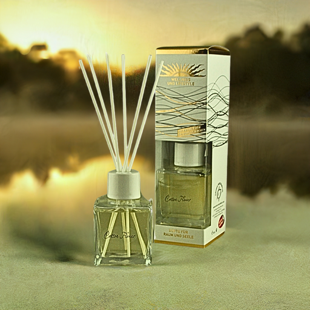 Klar & frisch – De Lux Cotton Flower – Diffusor Aroma Manufaktur® Raumdüfte