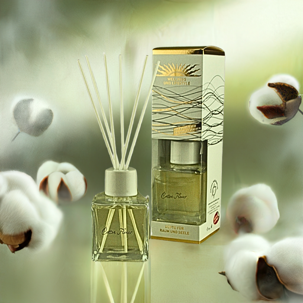 Klar & frisch – De Lux Cotton Flower – Diffusor Aroma Manufaktur® Raumdüfte