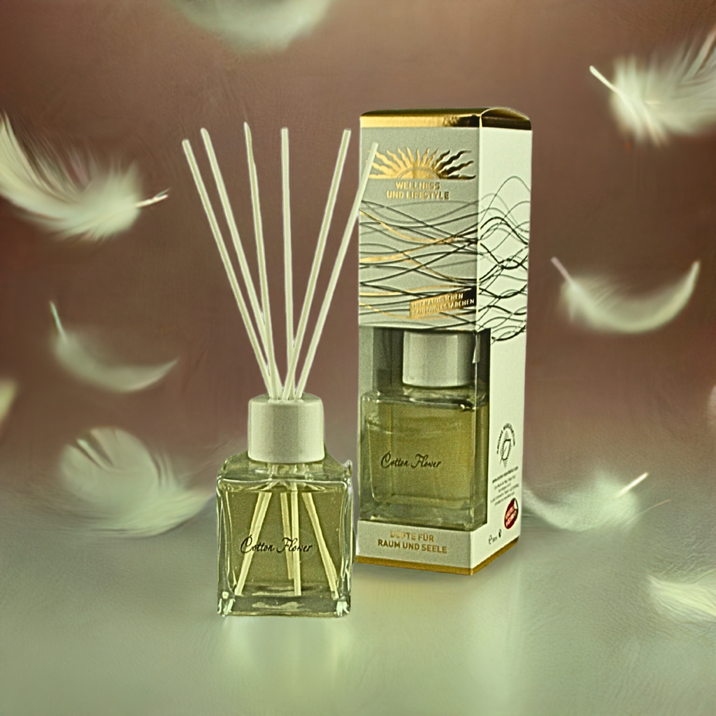 Klar & frisch – De Lux Cotton Flower – Diffusor Aroma Manufaktur® Raumdüfte