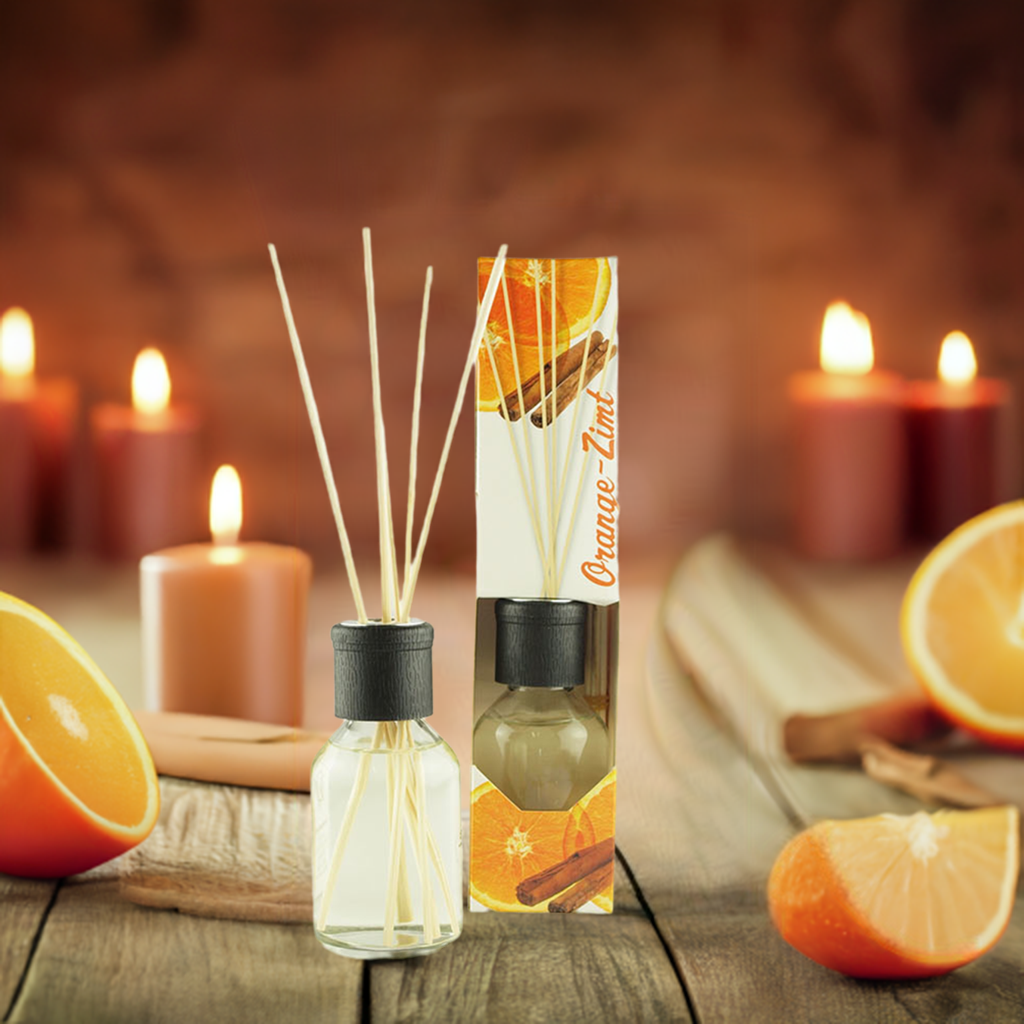 Wärmend & würzig – Floral Orange‑Zimt – Diffusor Aroma Manufaktur® Raumdüfte