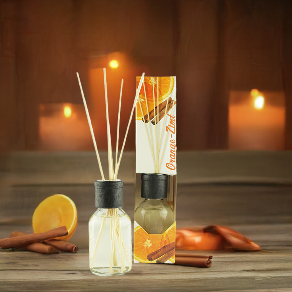 Wärmend & würzig – Floral Orange‑Zimt – Diffusor Aroma Manufaktur® Raumdüfte