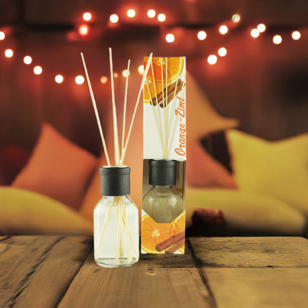 Wärmend & würzig – Floral Orange‑Zimt – Diffusor Aroma Manufaktur® Raumdüfte