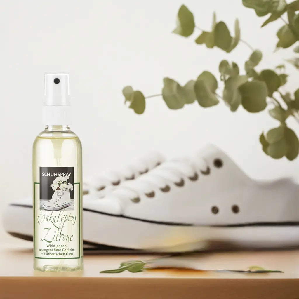 Natürliches Schuhspray mit Eukalyptus & Zitrone – Vegan & umweltfreundlich Aroma Manufaktur®
