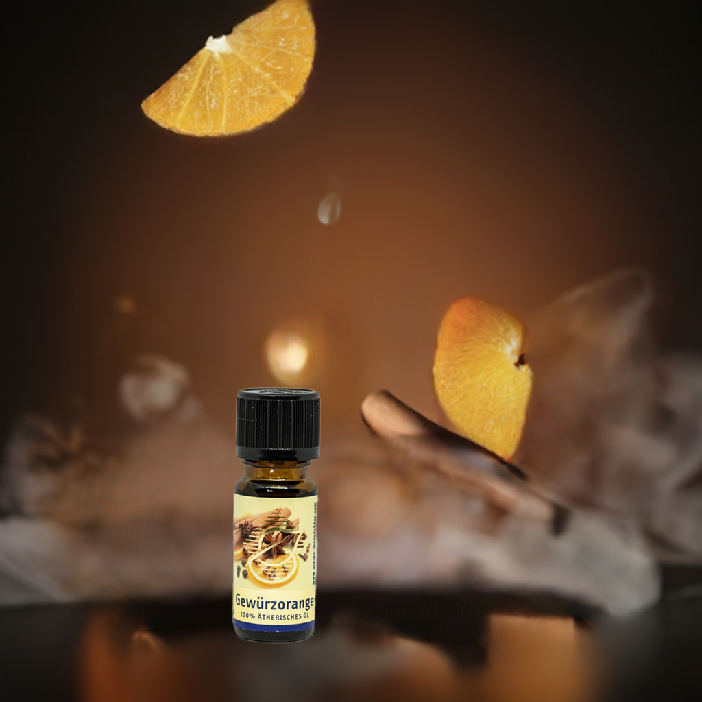 Stimmungsaufhellend – Gewürzorange – ätherische Ölmischung Aroma Manufaktur®