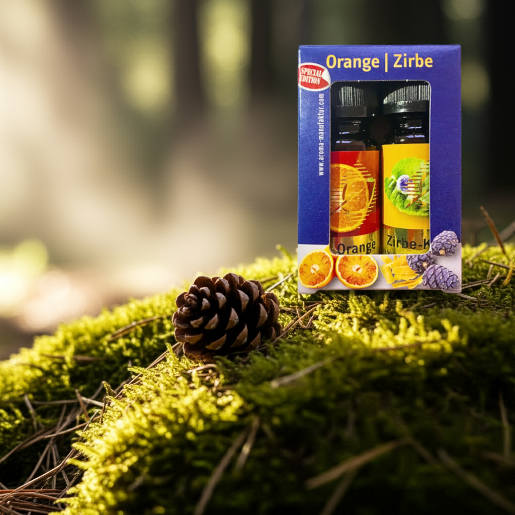 Duftöl 2er Set á 10 ml Orange - Zirbe Aroma Manufaktur® ätherisches Öl