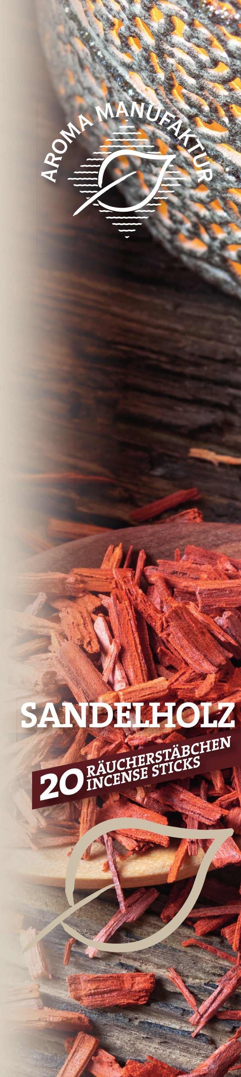 Warm & meditativ – Sandelholz – Räucherstäbchen Aroma Manufaktur® Räuchermittel