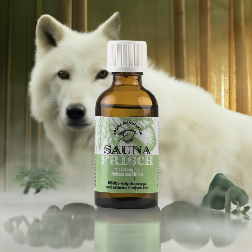 Frei Durchatmen – Sauna Frisch mit Eukalyptus, Melisse & Zitrone – Aufguss Aroma Manufaktur®