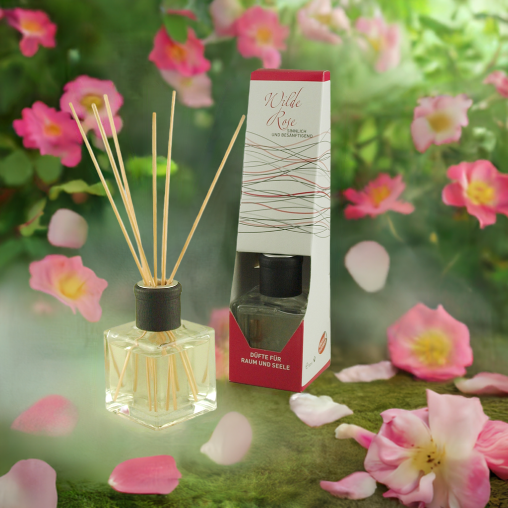 Sinnlich & besänftigend – Classic Wilde Rose – Diffusor Aroma Manufaktur® Raumdüfte