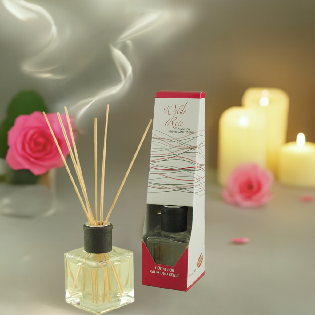 Sinnlich & besänftigend – Classic Wilde Rose – Diffusor Aroma Manufaktur® Raumdüfte