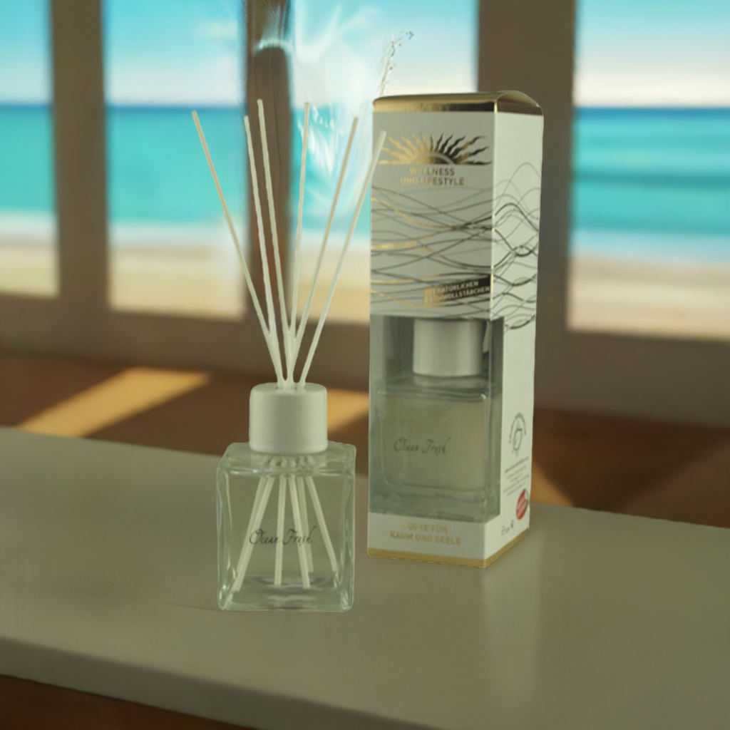 Ocean Fresh De Luxe – Meeresfrische Aromasticks für Entspannung, 180 ml Aroma Manufaktur®