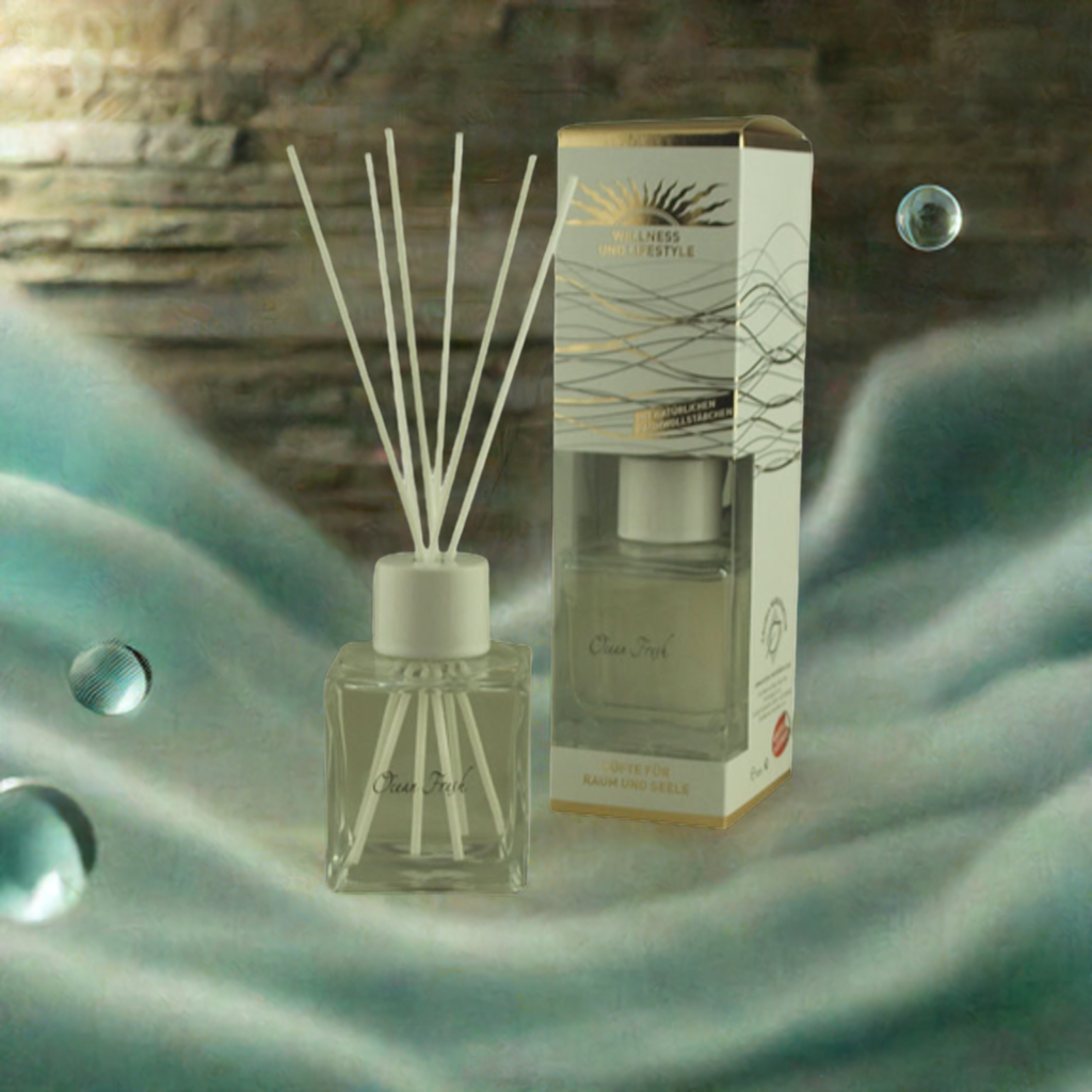 Ocean Fresh De Luxe – Meeresfrische Aromasticks für Entspannung, 180 ml Aroma Manufaktur®