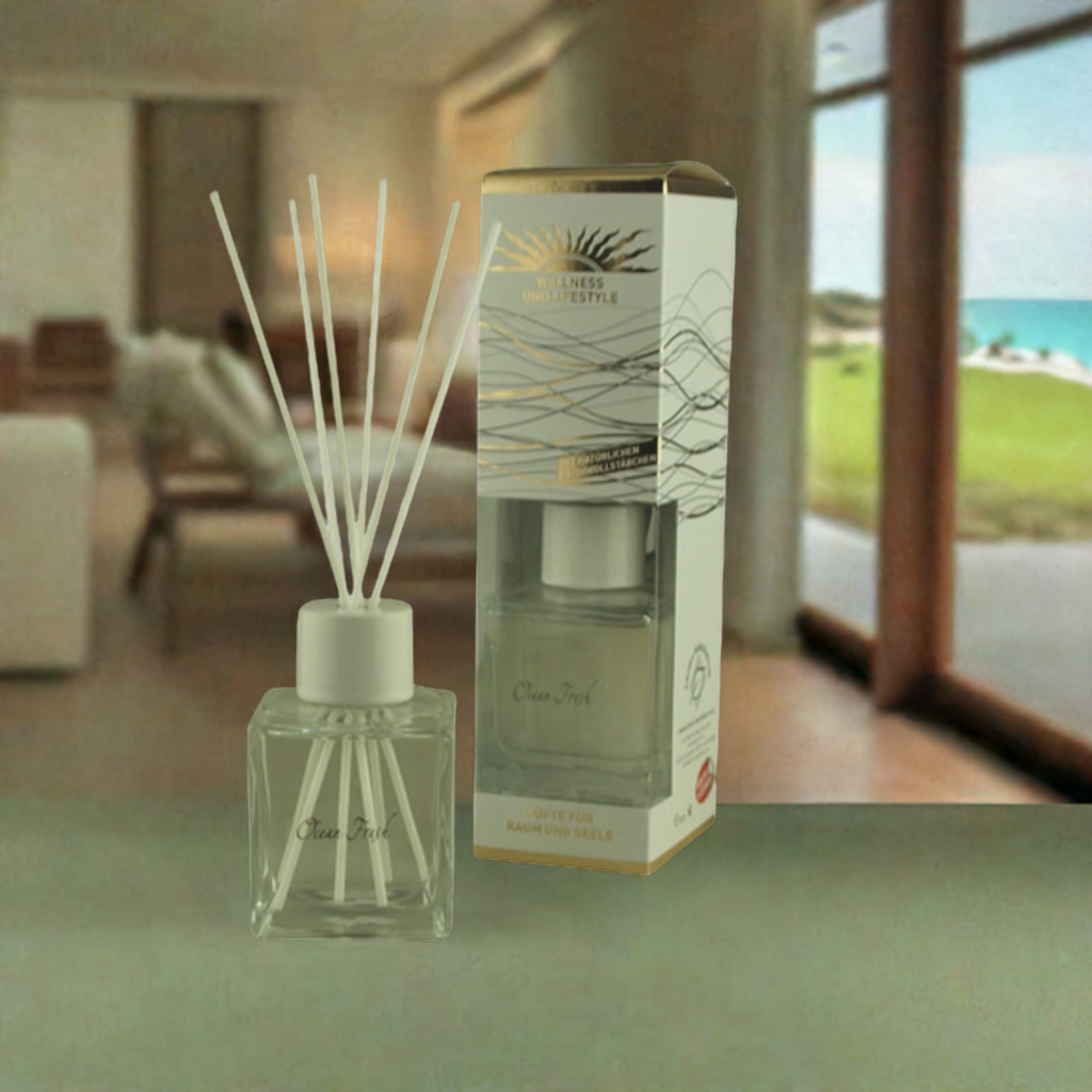 Ocean Fresh De Luxe – Meeresfrische Aromasticks für Entspannung, 180 ml Aroma Manufaktur®