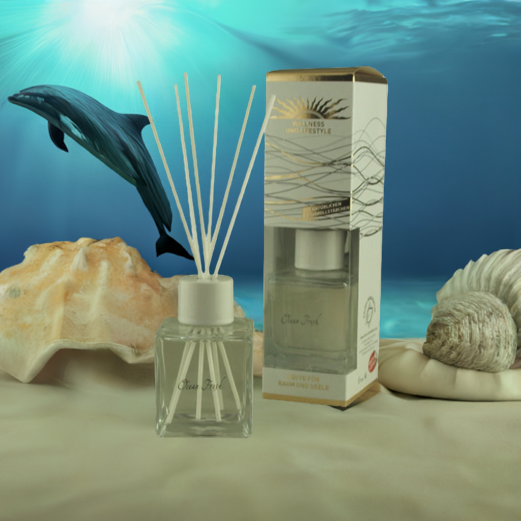Ocean Fresh De Luxe – Meeresfrische Aromasticks für Entspannung, 180 ml Aroma Manufaktur®