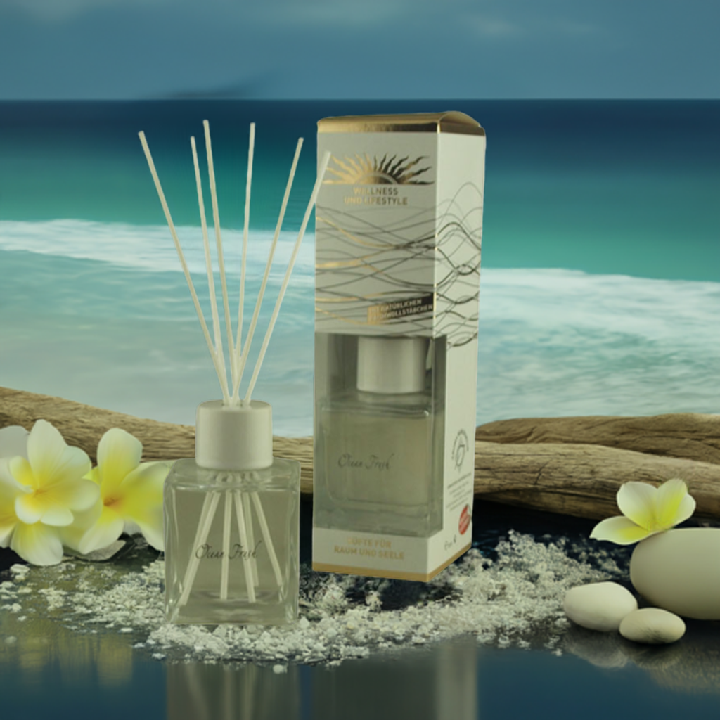 Ocean Fresh De Luxe – Meeresfrische Aromasticks für Entspannung, 180 ml Aroma Manufaktur®
