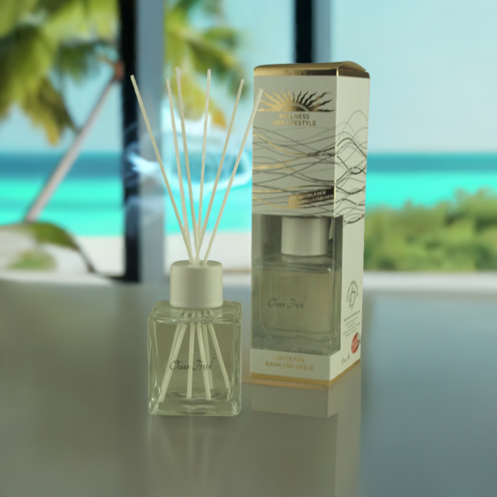 Ocean Fresh De Luxe – Meeresfrische Aromasticks für Entspannung, 180 ml Aroma Manufaktur®