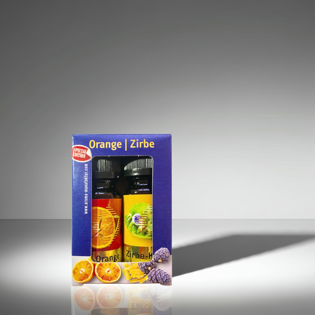 Duftöl 2er Set á 10 ml Orange - Zirbe Aroma Manufaktur® ätherisches Öl