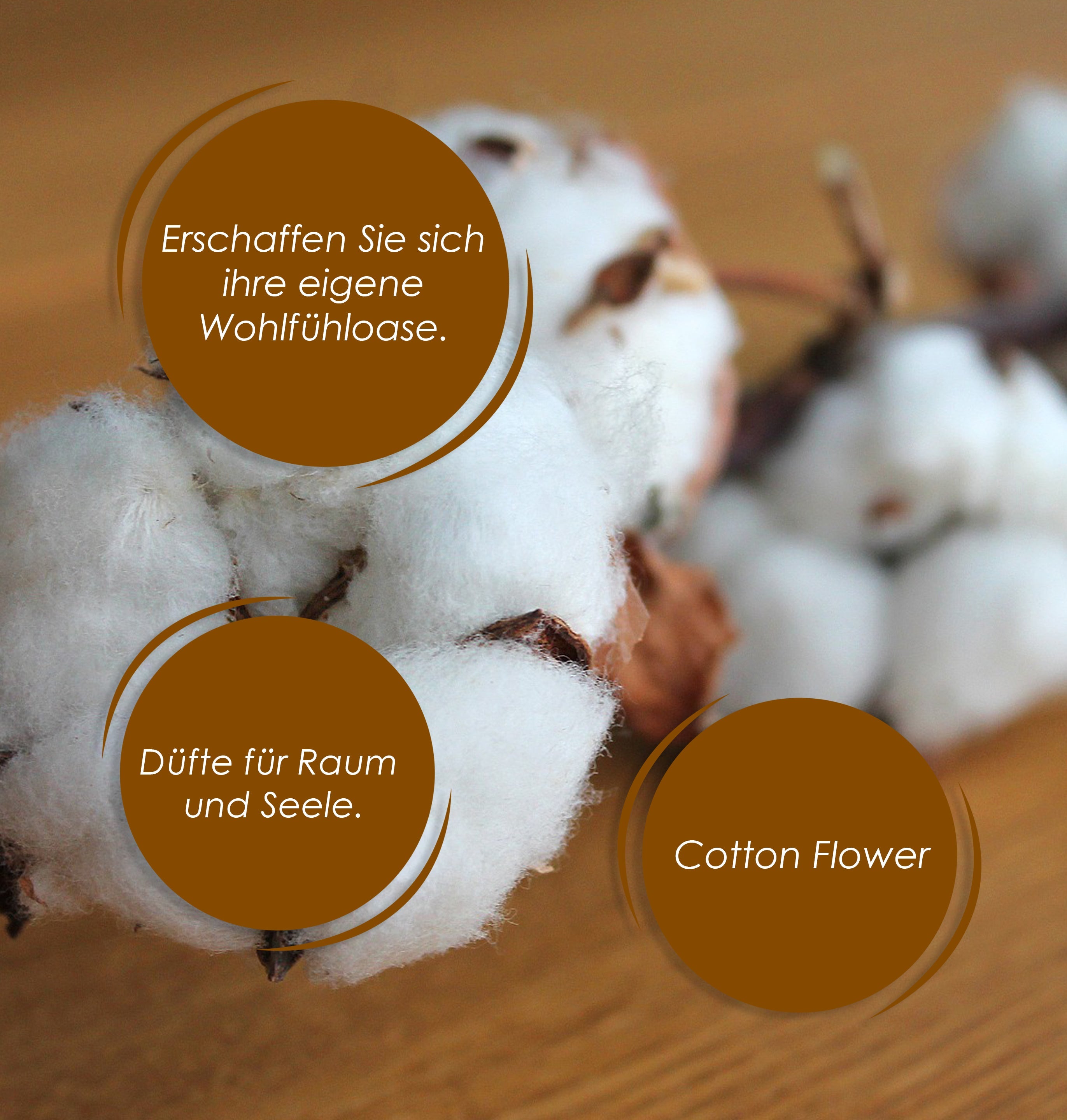 Klar & frisch – De Lux Cotton Flower – Diffusor Aroma Manufaktur® Raumdüfte