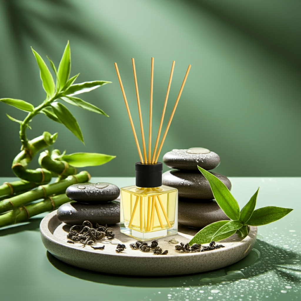 Morgentau –  Classic Grüner Tee & Bambus – Diffusor