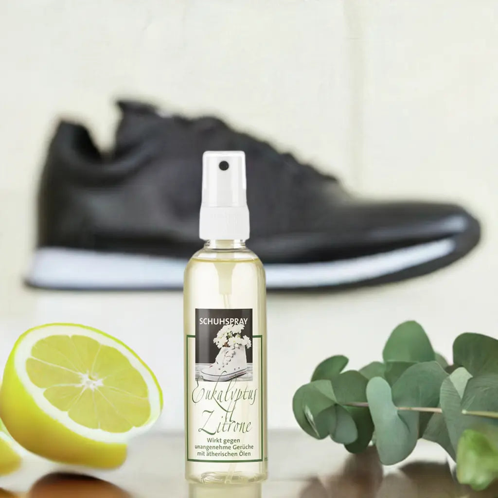 Natürliches Schuhspray mit Eukalyptus & Zitrone – Vegan & umweltfreundlich Aroma Manufaktur®
