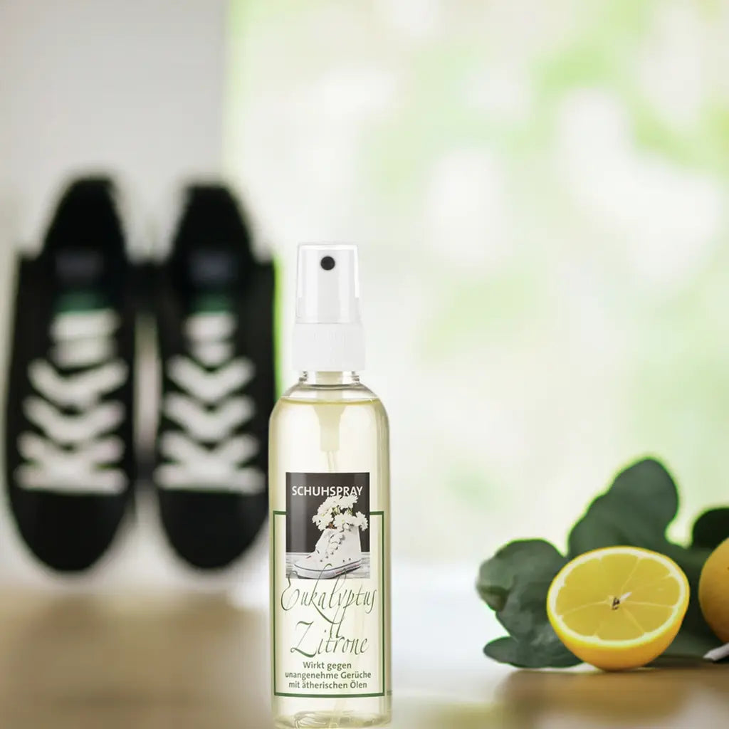 Natürliches Schuhspray mit Eukalyptus & Zitrone – Vegan & umweltfreundlich Aroma Manufaktur®