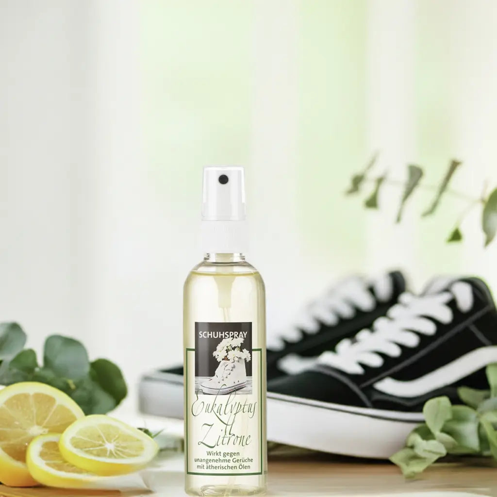 Natürliches Schuhspray mit Eukalyptus & Zitrone – Vegan & umweltfreundlich Aroma Manufaktur®