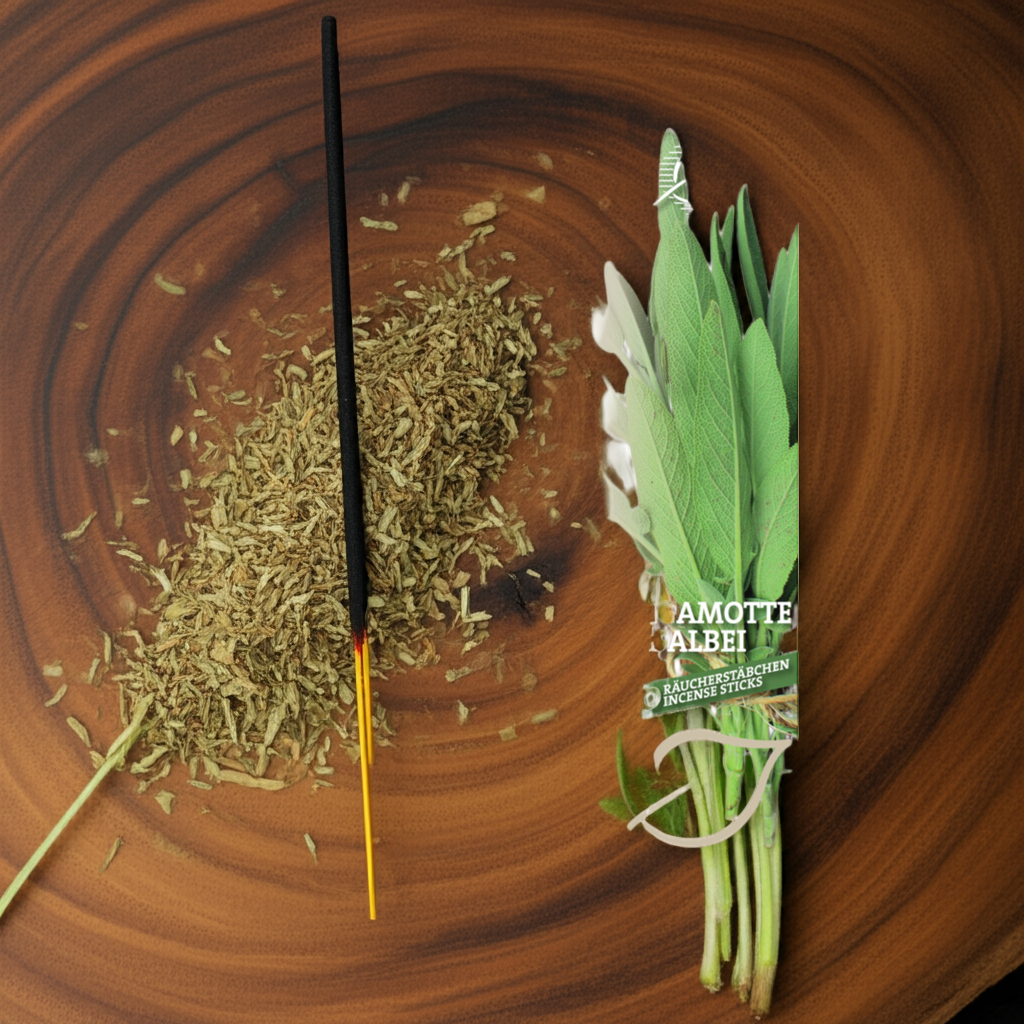 Klärend & erdend – Bergamotte & Salbei – Räucherstäbchen Aroma Manufaktur® Räuchermittel