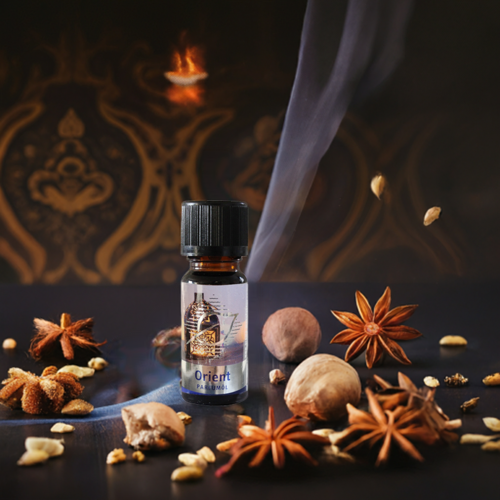 Orient Duftöl – Luxuriöse Moschus & Sandelholz Note für Diffuser, 10 ml