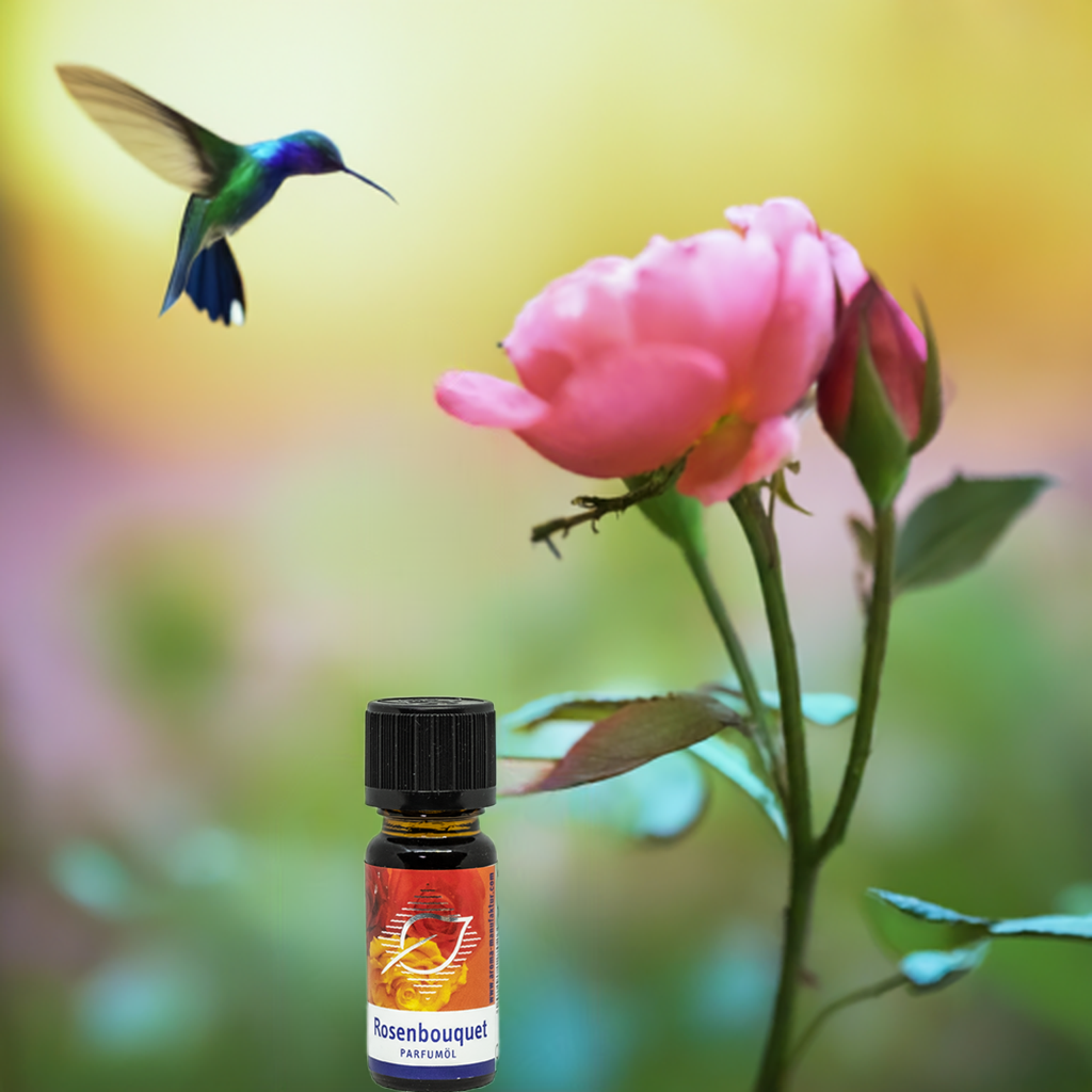 Rosenbouquet Parfümöl – Eleganter Rosenduft für eine blühende Atmosphäre, 10 ml Aroma Manufaktur® ätherisches Öl