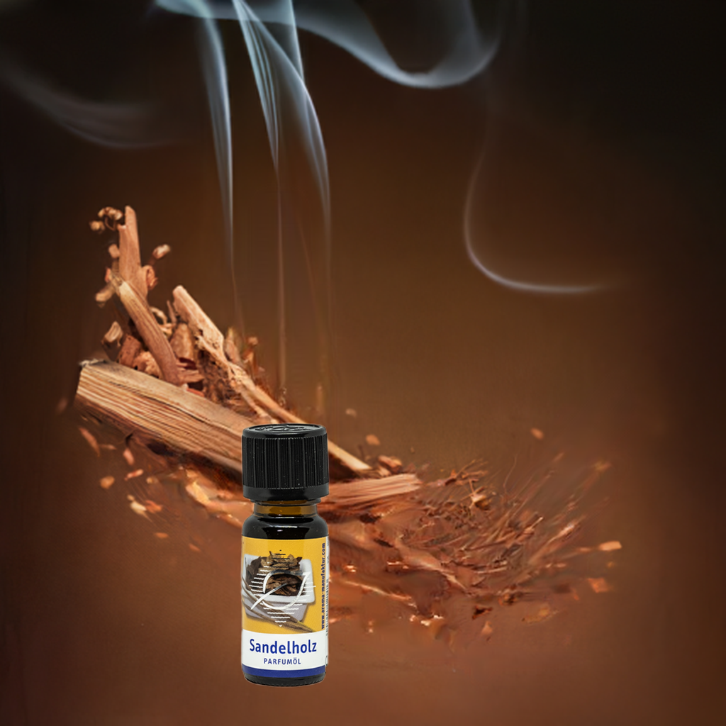 Sandelholz Duftöl – Sinnlicher, orientalischer Raumduft für Wellness, 10 ml Aroma Manufaktur® ätherisches Öl