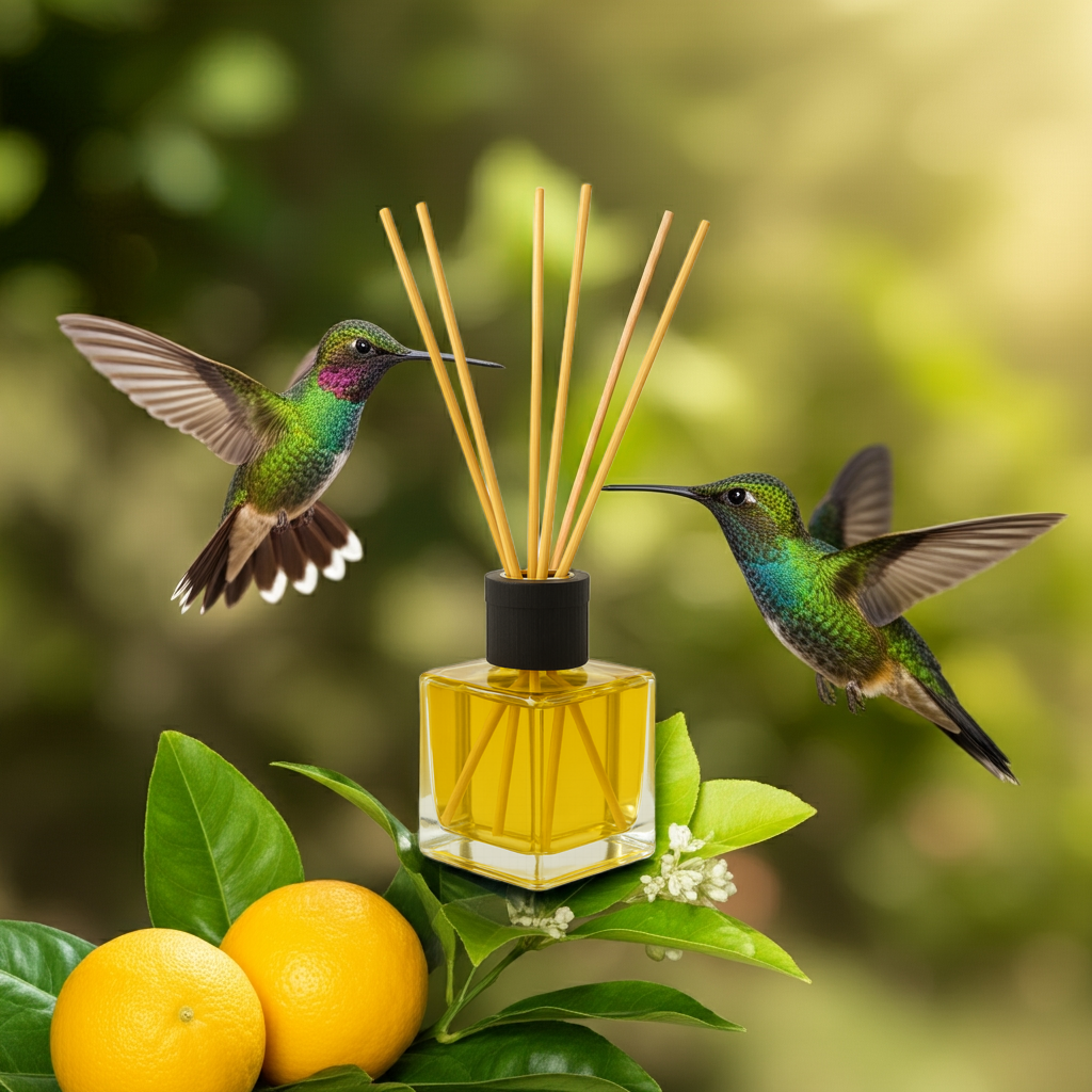 Frischekick –  Classic Zitrone & Limette – Diffusor – frisch & belebend > Rattanstäbchen