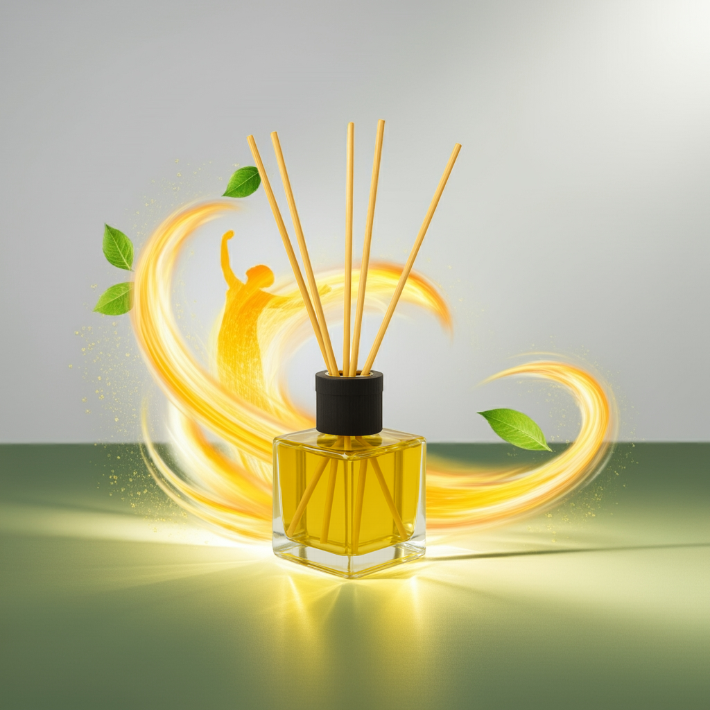 Frischekick –  Classic Zitrone & Limette – Diffusor – frisch & belebend > Rattanstäbchen