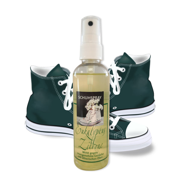 Duftspray Schuhe mit ätherischen Ölen - Eukalyptus und Zitrone